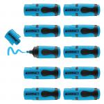 edding 7 Mini Highlighter Polybag of 10 Neon Blue 4-7-10063