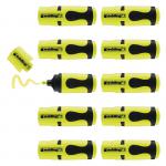 edding 7 Mini Highlighter Polybag of 10 Neon Yellow 4-7-10065