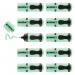 edding 7 Mini Highlighter Polybag of 10 Pastel Green 4-7-10137