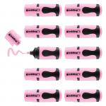 edding 7 Mini Highlighter Polybag of 10 Pastel Rose 4-7-10138