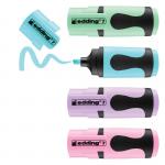 edding 7 Mini Highlighter Set of 4 Assorted Pastel 4-7-4099