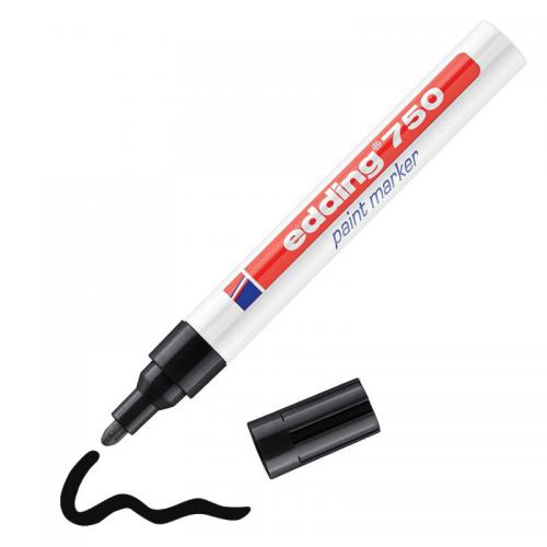 edding 750 Paint Marker Blister of 1 Black B2C 4-750-1-4001