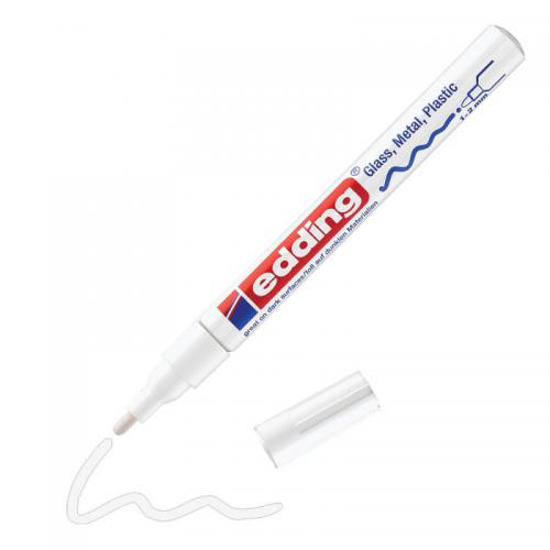 edding 751 Gloss Paint Marker Blister of 1 White 4-751-1-1049
