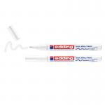 edding 751 Gloss Paint Marker Blister of 2 White 4-751-2-1049