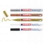 edding 751 Gloss Paint Marker Set of 5 Assorted Metallic 4-751-5-999