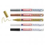 edding 780 Gloss Paint Marker Set of 5 Assorted Metallic Basic 4-780-5-999