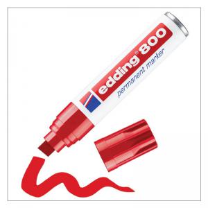 edding 800 Permanent Marker Red 4-800002