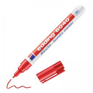 edding 8040 Laundry Marker Red 4-8040002