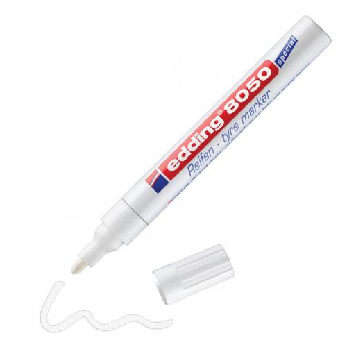 edding 8050 Tyre Marker Blister of 1 White 4-8050-1-4049