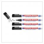 edding 8400 CdDvdBd Marker Blister of 4 Black 4-8400-4-1001