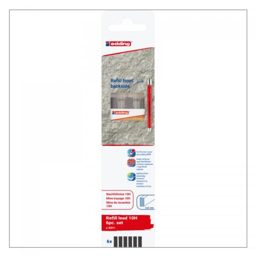 edding 8891 Refill Lead 10H 6Pcs Blister 4-8891-6-2097
