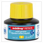 edding FETK 25 Refill Service Flipchart Effect Marker Yellow 4-FETK25005