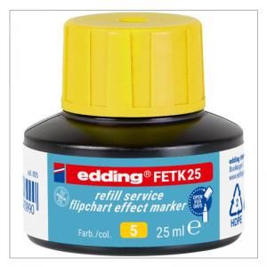 edding FETK 25 Refill Service Flipchart Effect Marker Yellow