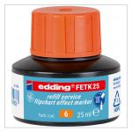 edding FETK 25 Refill Service Flipchart Effect Marker Orange 4-FETK25006