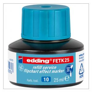 edding FETK 25 Refill Service Flipchart Effect Marker Light Blue