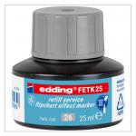 edding FETK 25 Refill Service Flipchart Effect Marker Silver Grey 4-FETK25026