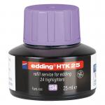edding Htk 25 Refill Service Highlighter Pastel Violet 4-HTK25134