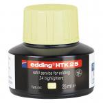 edding Htk 25 Refill Service Highlighter Pastel Yellow 4-HTK25135