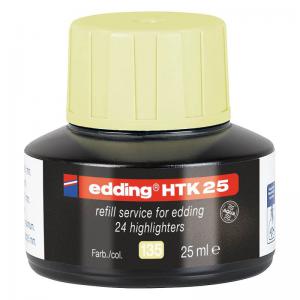 edding Htk 25 Refill Service Highlighter Pastel Yellow 4-HTK25135