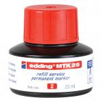 edding Mtk 25 Refill Service Permanent Marker Red 4-MTK25002
