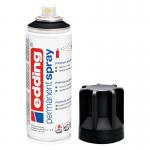 edding 5200 Permanent Spray Premium Acrylic Paint Black Matt Ral 9005 4-NL5200901