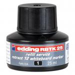 edding Rbtk 25 Refill Service Retract 12 Whiteboard Marker Black 4-RBTK25001