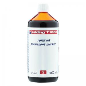 edding T 1000 Refill Ink Permanent Marker Red 4-T1000002