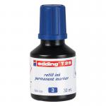 edding T 25 Refill Ink Permanent Marker Blue 4-T25003
