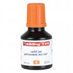 edding T 25 Refill Ink Permanent Marker Orange 4-T25006