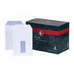 Plus Fabric Envelope C5 White Window Press Seal 110gsm Box500 #C26870 309943