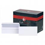 Plus Fabric Envelope DL White 110gsm PressSeal Box250 #M23270 309990