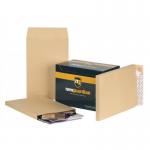 New Guardian Gusset Envelope PeelSeal Manilla 135gsm381x254x25mm Box100 311386