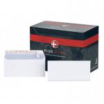 Plus Fabric Envelope DL White 110gsm PeelSeal Box500 #E27370 315517