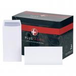 Plus Fabric Envelope DL White 110gsm PressSeal Box500 #E25770 315522