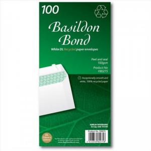 BB DL Wht 120gsm Cellowrap Pack of 100 F80275 282718 4039327