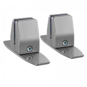 PET Aluminium Surface Mount Desktop Clamps - pair- Silver AP-C03SLV