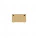 Bamboo curved desktop 1200 x 700 x 20mm - light matte, black porthole insert BAMBOO-1270/CURV