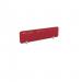 PET Screen - Desk Mounted Straight Top 1590w x 400h - Pattern 1 - Deep Red (Brackets Not Included) CS/ST/UX-1/16-4/DR