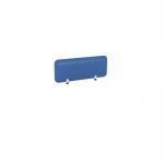 PET Screen - Desk Mounted Straight Top 990w x 400h - Pattern 2 - Blue (Brackets Not Included) CS/ST/UX-2/10-4/BL