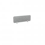 PET Screen - Desk Mounted Straight Top 1190w x 400h - Pattern 2 - Grey (Brackets Not Included) CS/ST/UX-2/12-4/GR