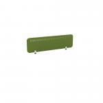 PET Screen - Desk Mounted Straight Top 1390w x 400h - Pattern 2 - Green Citrus (Brackets Not Included) CS/ST/UX-2/14-4/GC