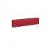 PET Screen - Desk Mounted Straight Top 1590w x 400h - Pattern 2 - Deep Red (Brackets Not Included) CS/ST/UX-2/16-4/DR