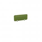 PET Screen - Desk Mounted Straight Top 990w x 400h - Pattern 3 - Green Citrus (Brackets Not Included) CS/ST/UX-3/10-4/GC