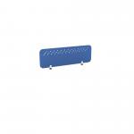 PET Screen - Desk Mounted Straight Top 1190w x 400h - Pattern 3 - Blue (Brackets Not Included) CS/ST/UX-3/12-4/BL