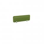 PET Screen - Desk Mounted Straight Top 1190w x 400h - Pattern 3 - Green Citrus (Brackets Not Included) CS/ST/UX-3/12-4/GC