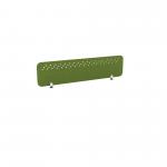 PET Screen - Desk Mounted Straight Top 1590w x 400h - Pattern 3 - Green Citrus (Brackets Not Included) CS/ST/UX-3/16-4/GC