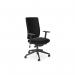 Eirgo chair Black Base, Seat Slide, Pump-Up Lumbar Support, Step PU Arm - Evert E001 EIRGOSS/PUMP-LUMB/ARMSTEP-PU/E001