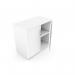Kito Closed Storage 725mm - 1 + 34 Level (Desk High) White K18-BC725D/WH