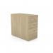 Kito Contract Desk High Ped 3 Drw, 800mm Deep - Urban Oak KIT-DHP3C/8/UO