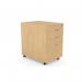 Kito Contract High Mobile Pedestal 3 Drawer 600D x 639H- Beech KIT-HIGMP/BE